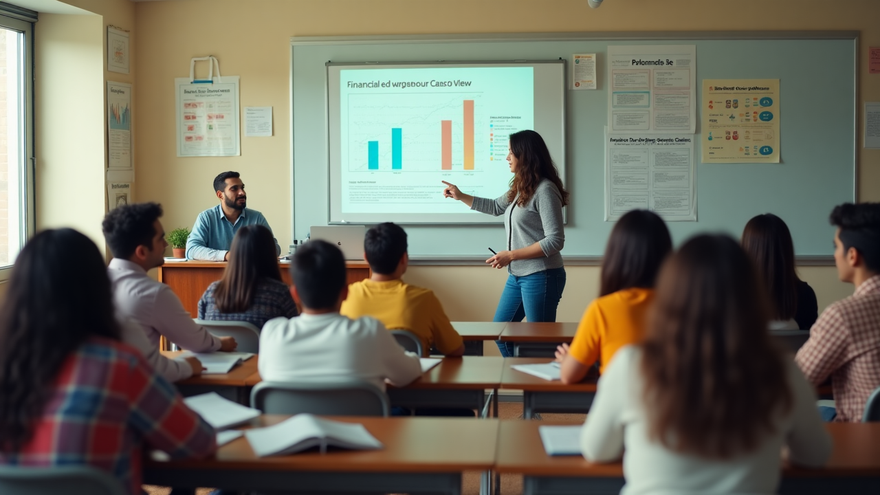 Aula de la Escuela de Presupuesto Familiar